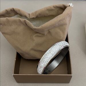 Silver Rhinestone Bracelet